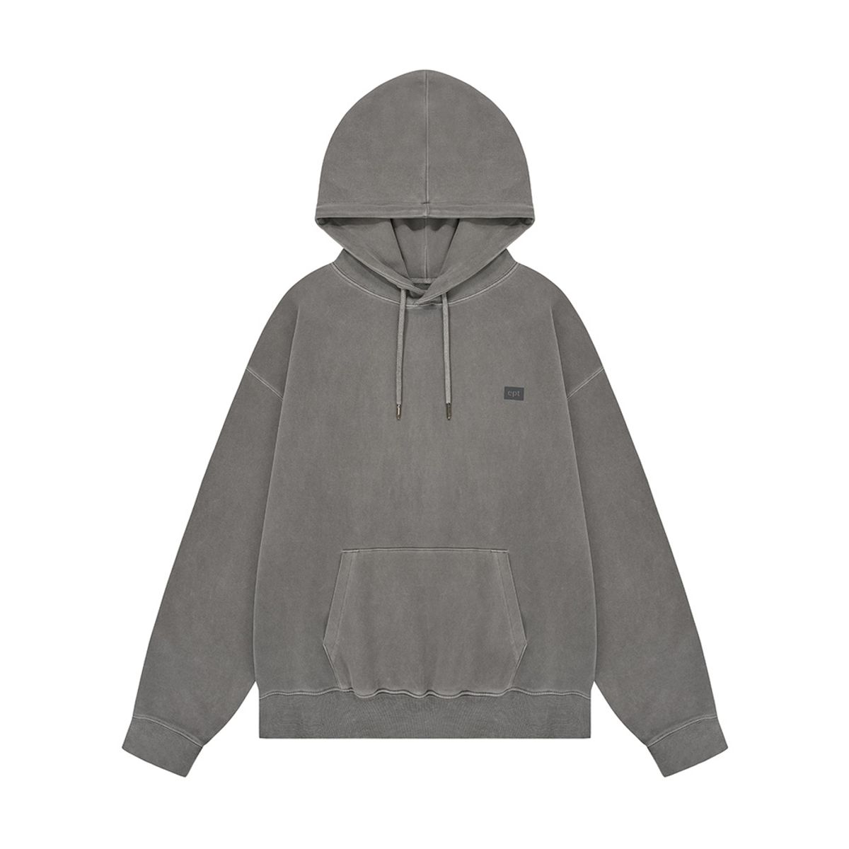 이피티(EPT) SEL PIGMENT DYED HOODIE (GREY)