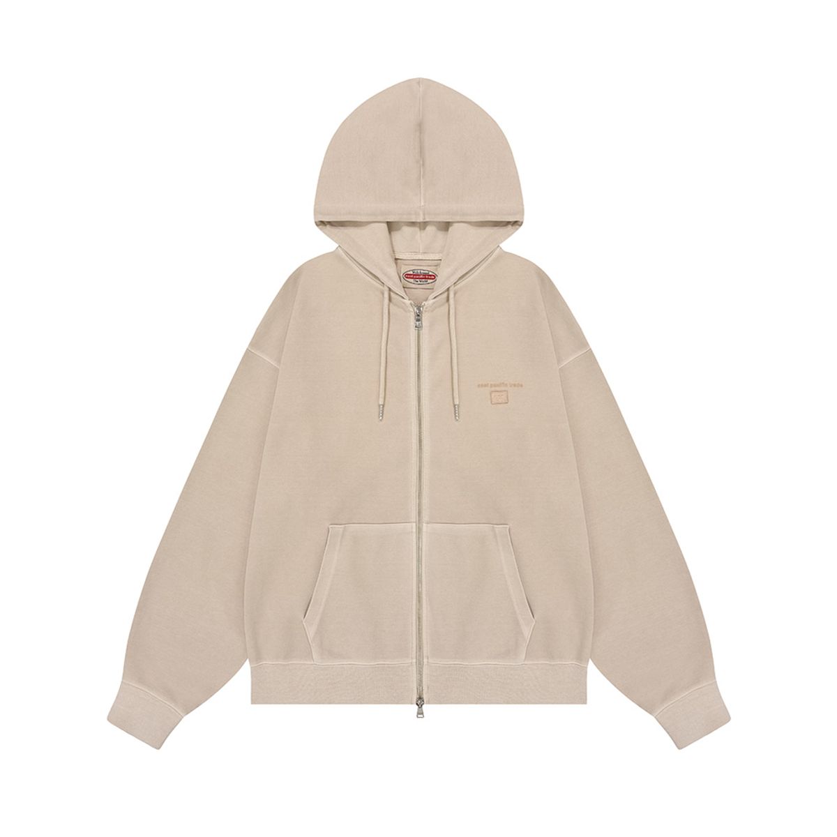 이피티(EPT) SEL PIGMENT DYED HOOD ZIP UP (BEIGE)
