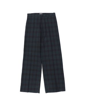 Gallery Check Pants - Black