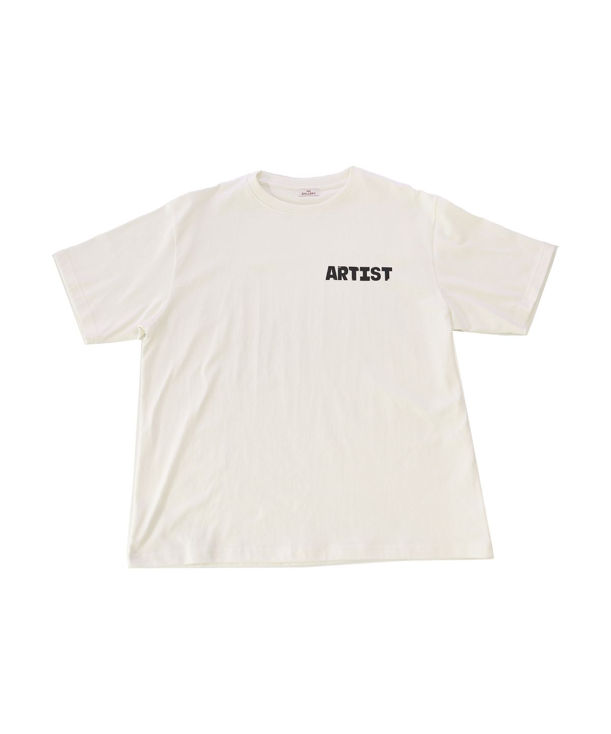 1011갤러리(1011 GALLERY) Artist Logo T-Shirts - Cream