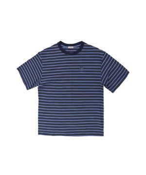 G Logo Stripe T-Shirts - Blue/Black