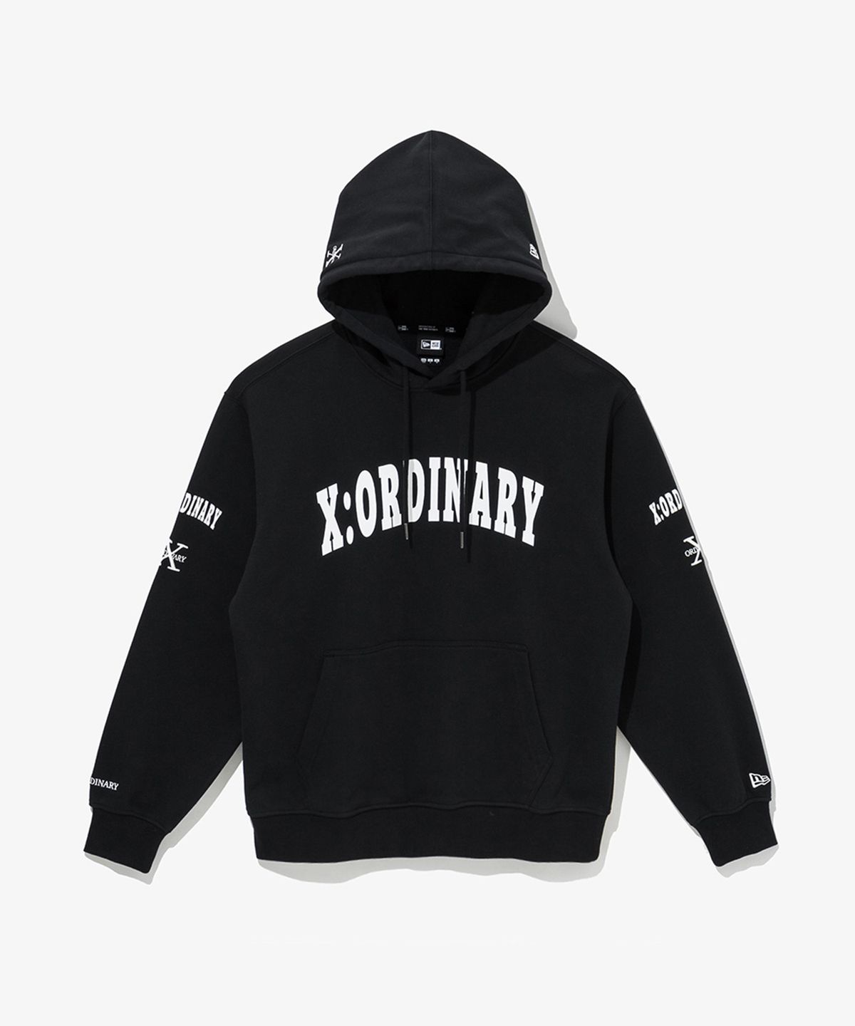 뉴에라(NEW ERA) AP NEW ERA × XORDINARY HOODIE HD51 BLK