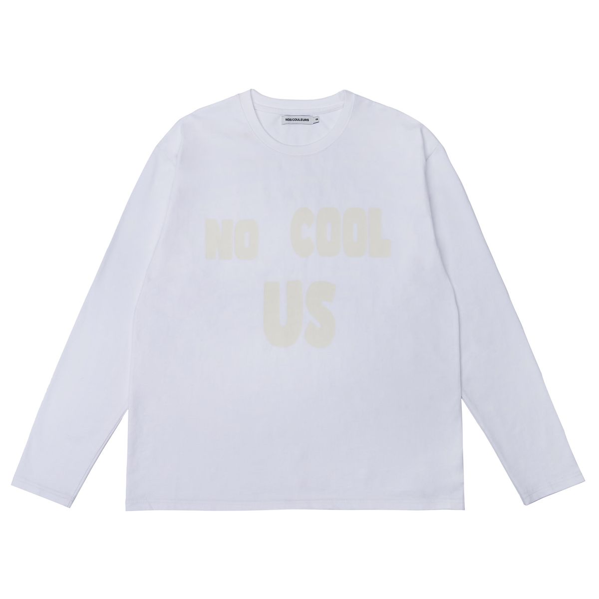 노쿨러스(NOSCOULEURS) NO COOL US LONG SLEEVE WHITE