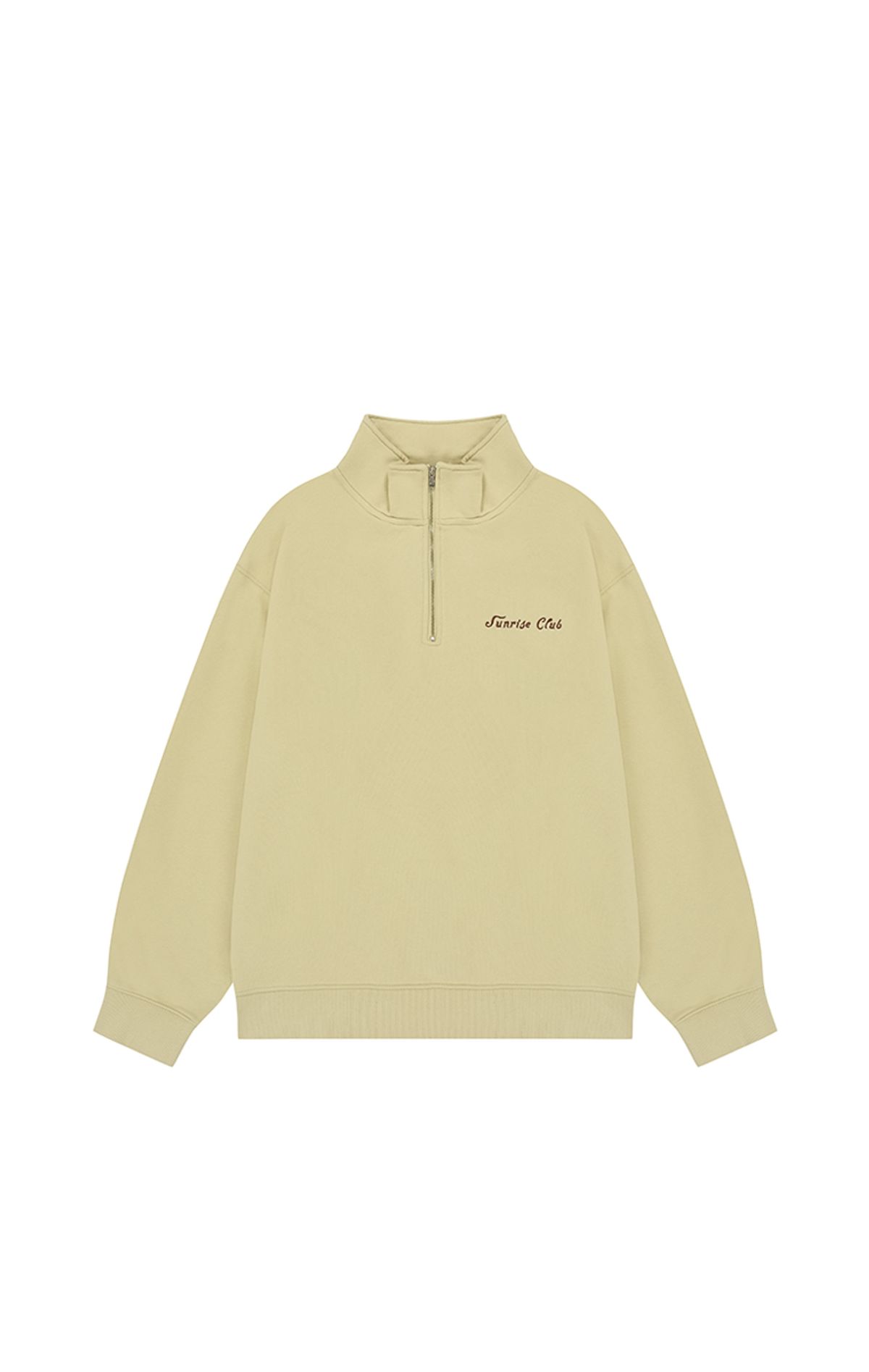 캐피디자인(KAPPY DESIGN) 선라이즈 클럽 하프 집업 (라이트 옐로우)
