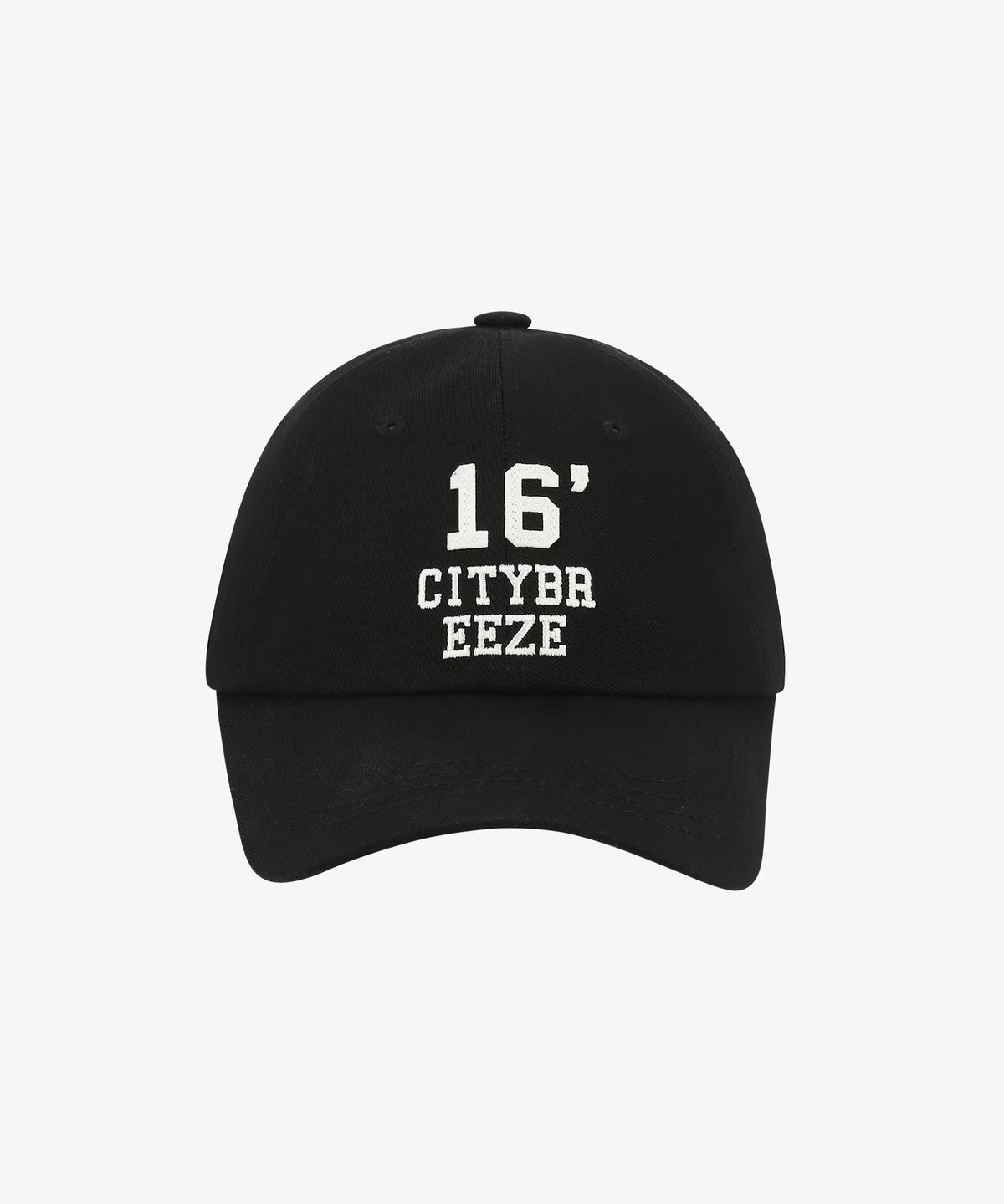 시티브리즈(CITYBREEZE) 로고 펠티드 아플리케 볼캡_BLACK