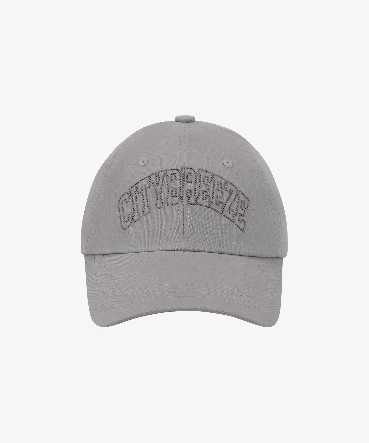 ★citybreeze★ Nylon Arch Logo Ball Cap_GREY MUSINSA | CITYBREEZE WOMAN Nylon Arch Logo Ball Cap_GREY