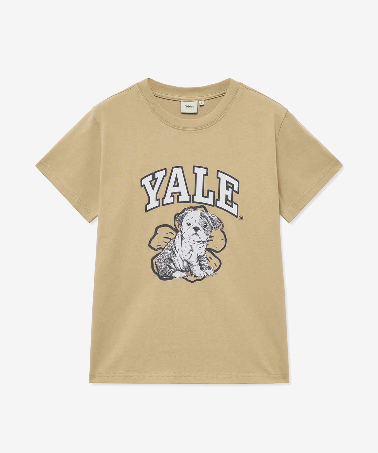 ☆YALE☆ Women's Vintage Flower Dan Short Sleeve T-Shirt Whi MUSINSA | YALE Women's Vintage Flower Dan Short Sleeve T