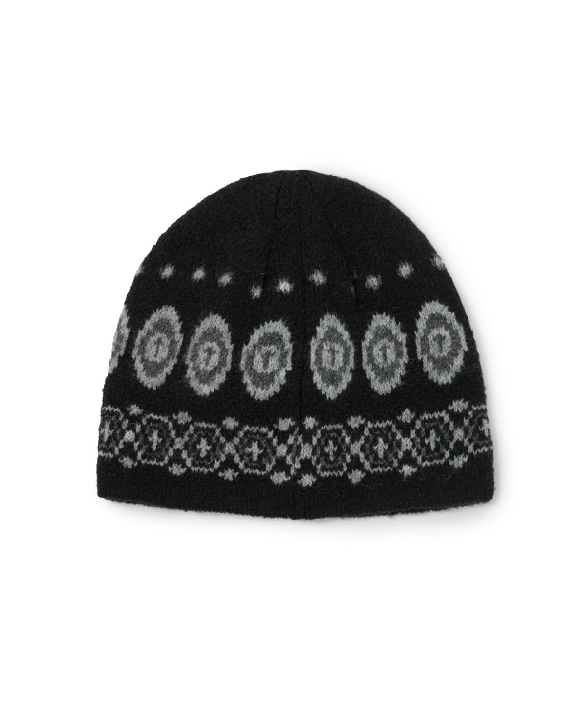 이티씨이(ETCE) NORDIC JACQUARD BEANIE (BLACK)