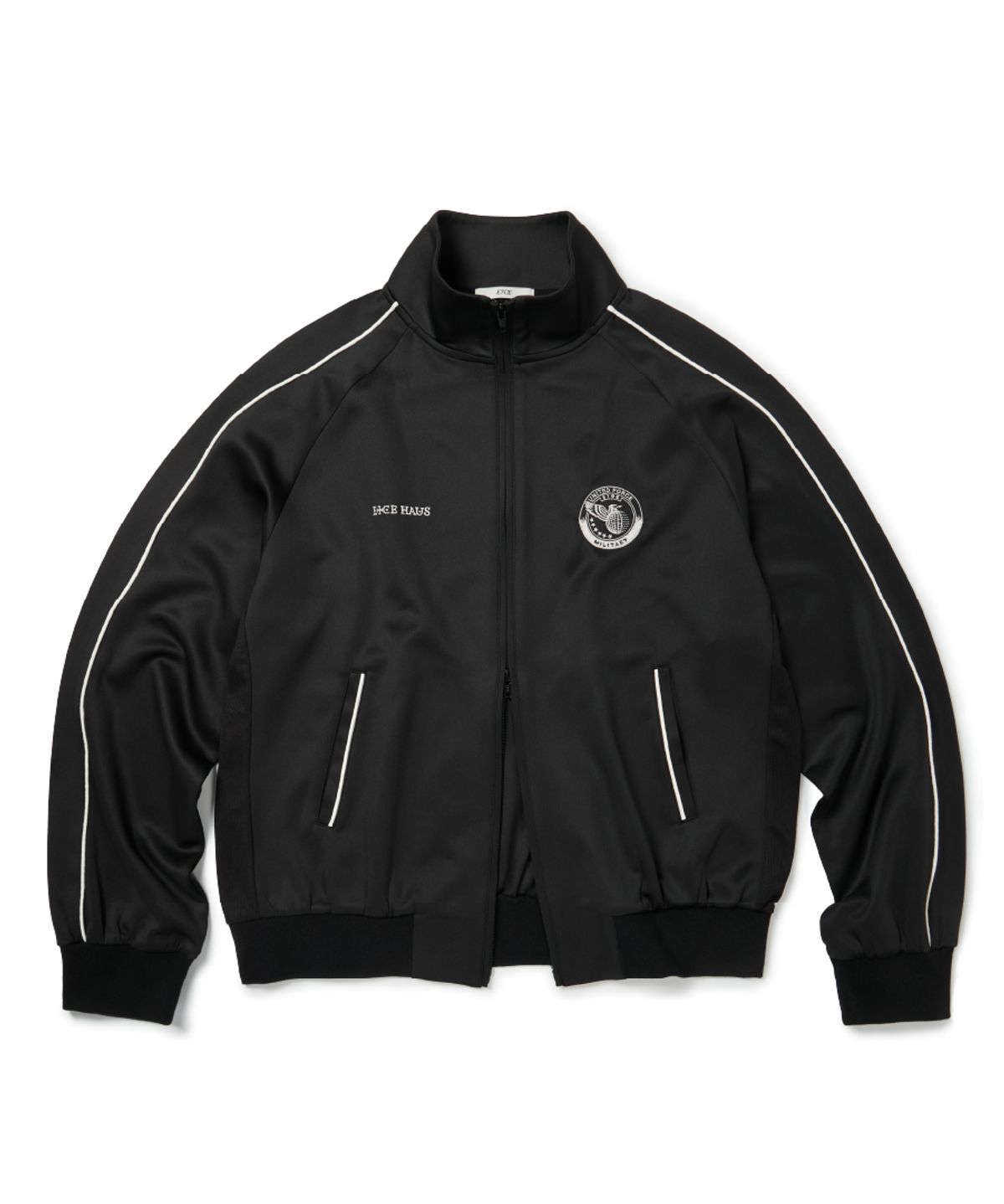 이티씨이(ETCE) UNITED HAUS TRACK JACKET (BLACK)