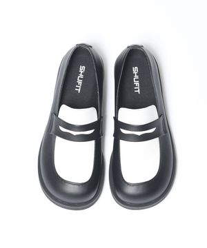 와이드 볼륨 화이트 투톤 페니로퍼 SFT-208