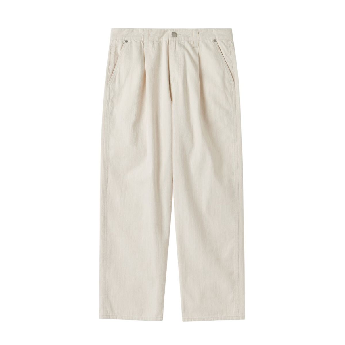 브롬톤 런던(BROMPTON LONDON) SUMMER WASHED DENIM TROUSERS - CREAM (P252MDP430)