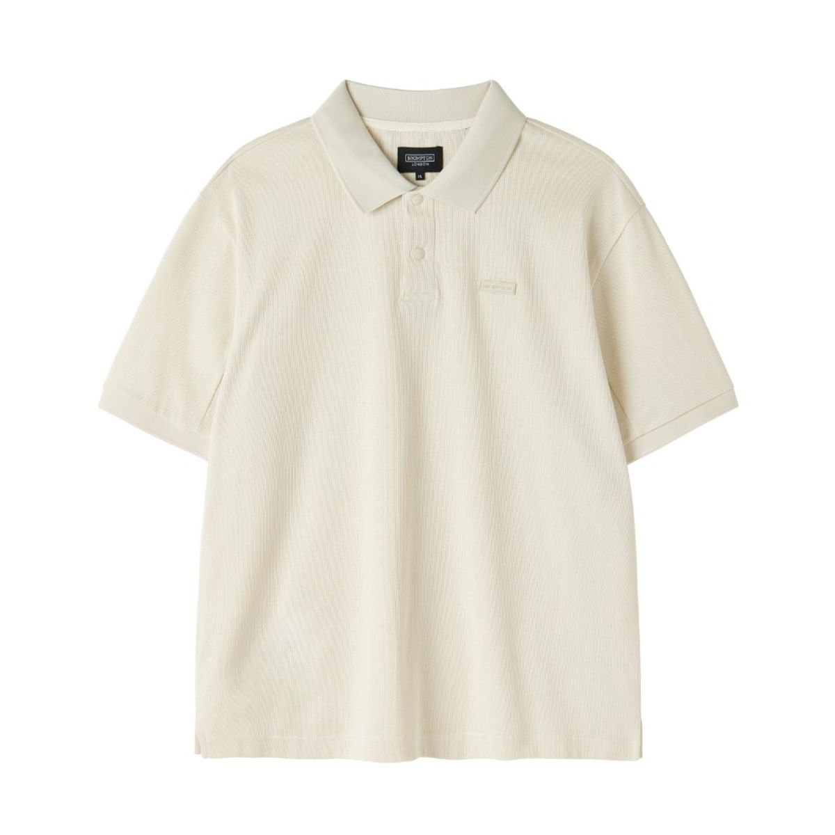 브롬톤 런던(BROMPTON LONDON) COLLAR T-SHIRT - BUTTER (P252UPL131)