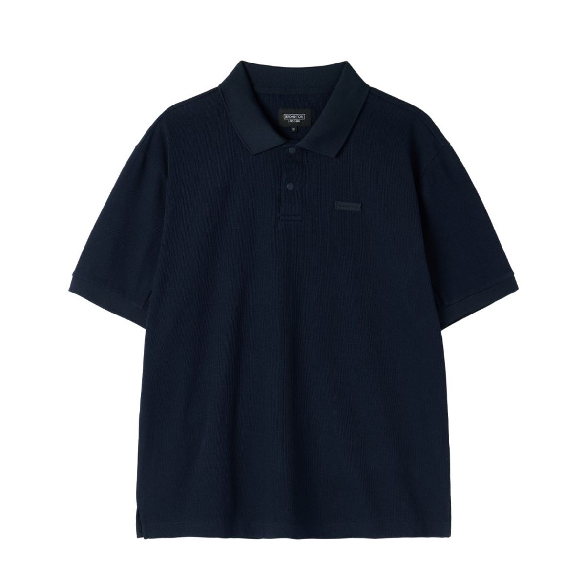 브롬톤 런던(BROMPTON LONDON) COLLAR T-SHIRT - NAVY (P252UPL131)
