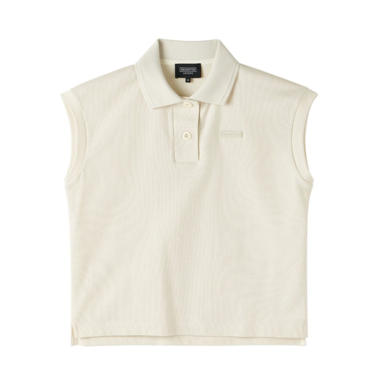 브롬톤 런던(BROMPTON LONDON) W COLLAR T-SHIRT - BUTTER (P252WPL131)