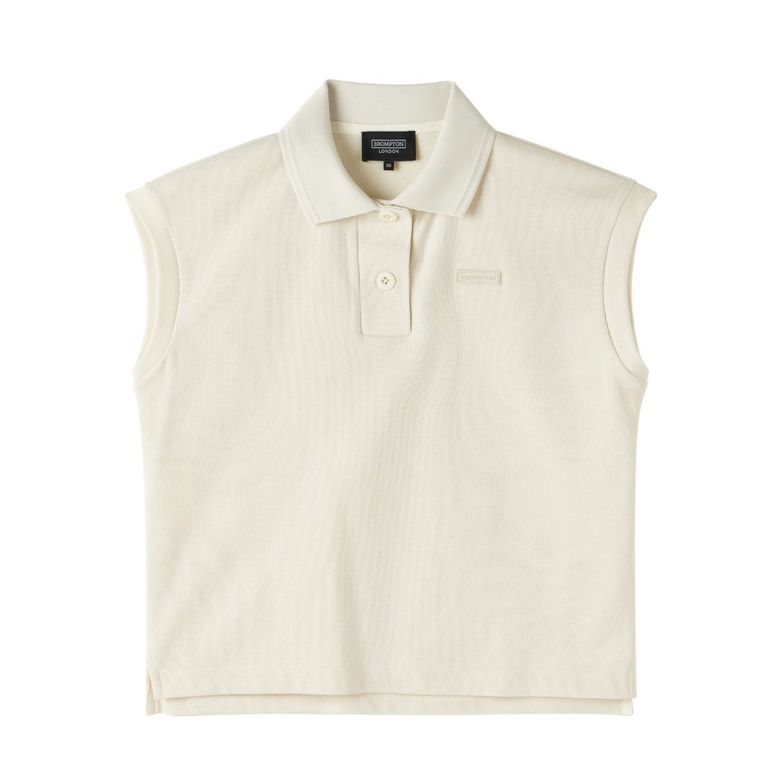W COLLAR T-SHIRT - BUTTER (P252WPL131)