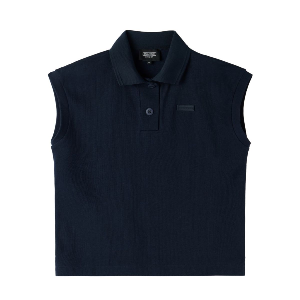 브롬톤 런던(BROMPTON LONDON) W COLLAR T-SHIRT - NAVY (P252WPL131)