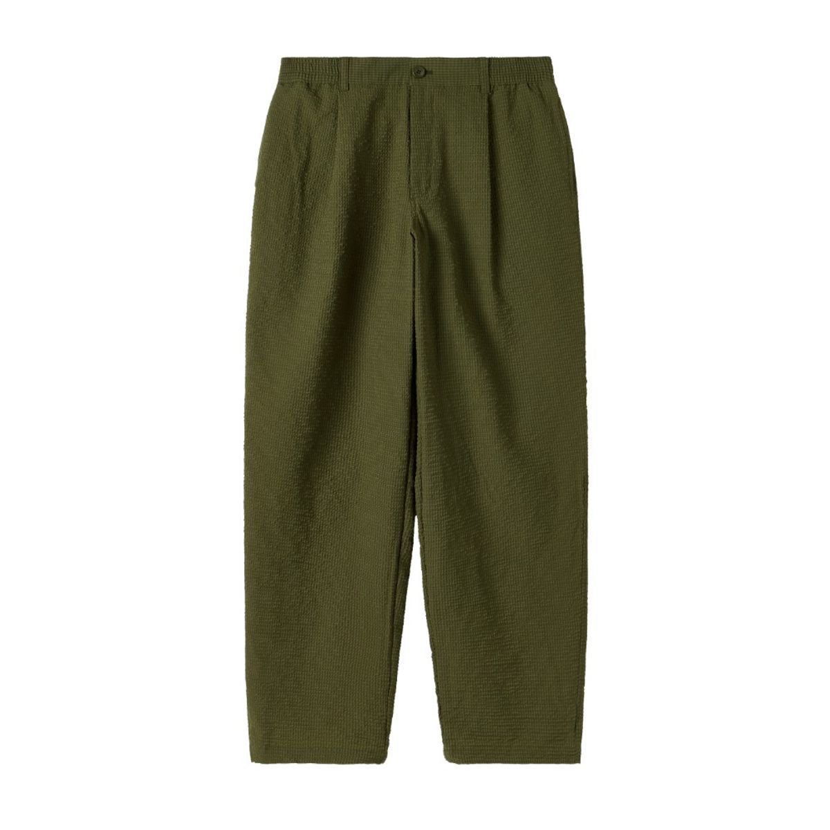 브롬톤 런던(BROMPTON LONDON) SEERSUCKER SET TROUSERS - KHAKI (P252MPT485)