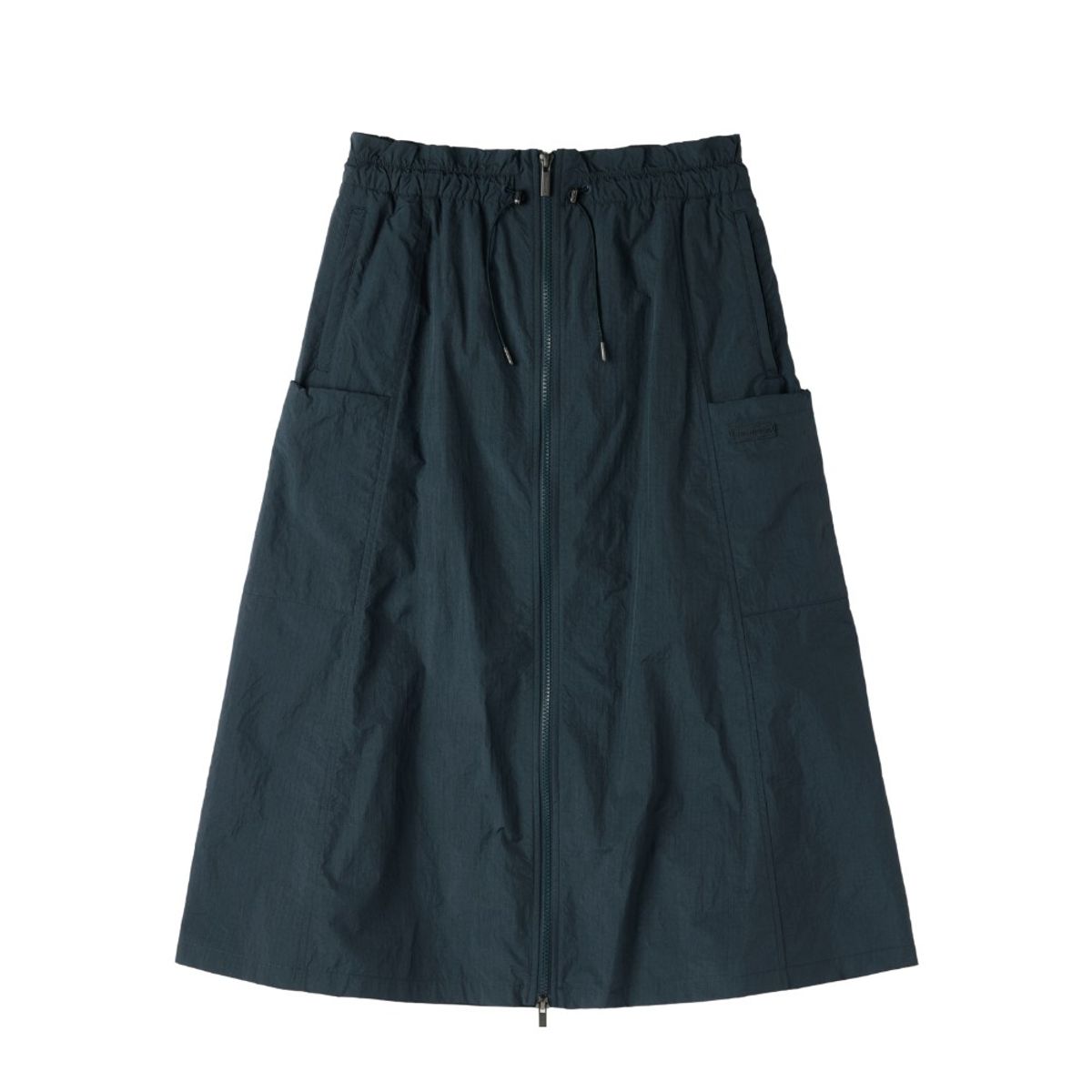 브롬톤 런던(BROMPTON LONDON) W NYLON ZIP SKIRT - NAVY (P252WSK181)
