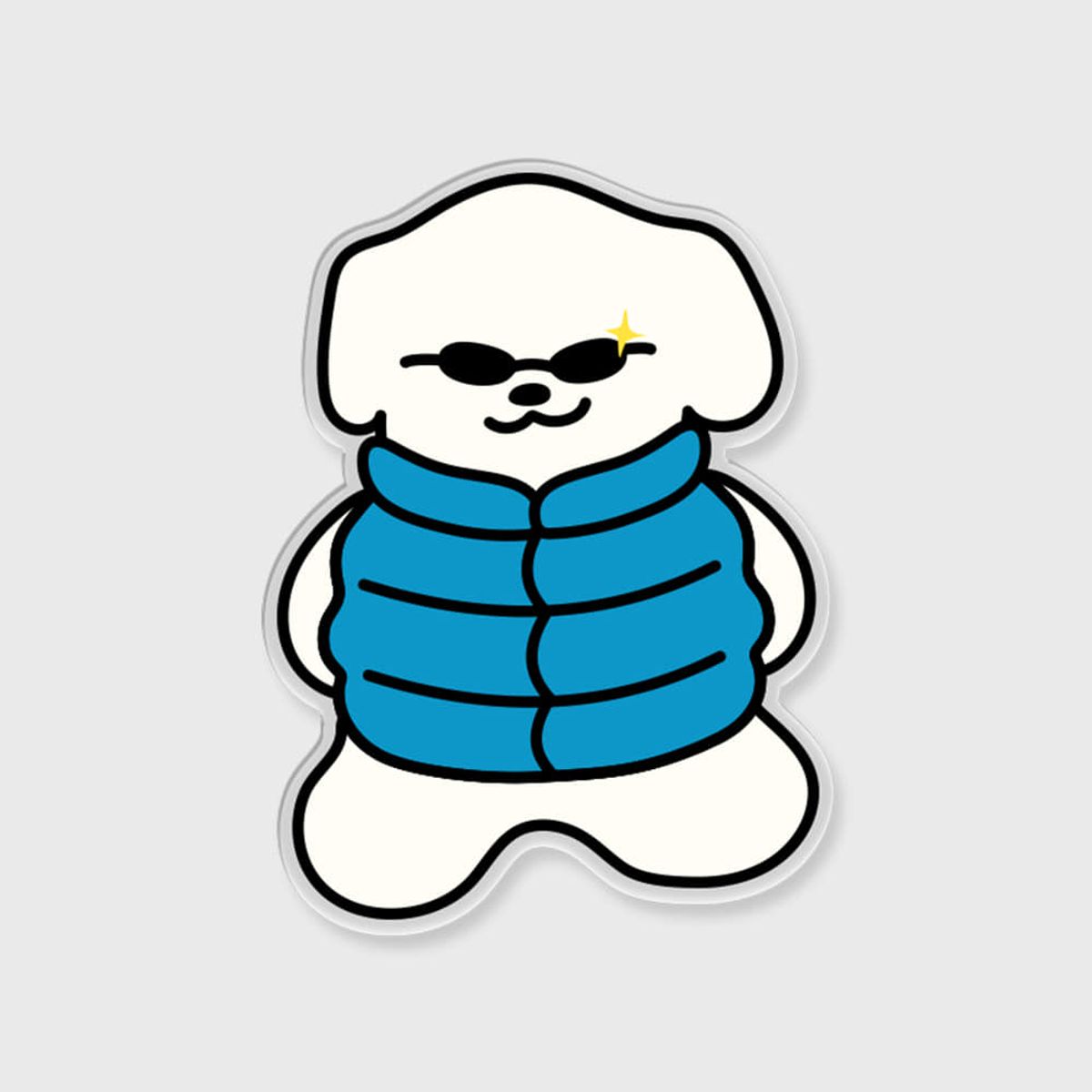 더나인몰(THE NINEMALL) [아크릴스마트톡] puffer vest puppy
