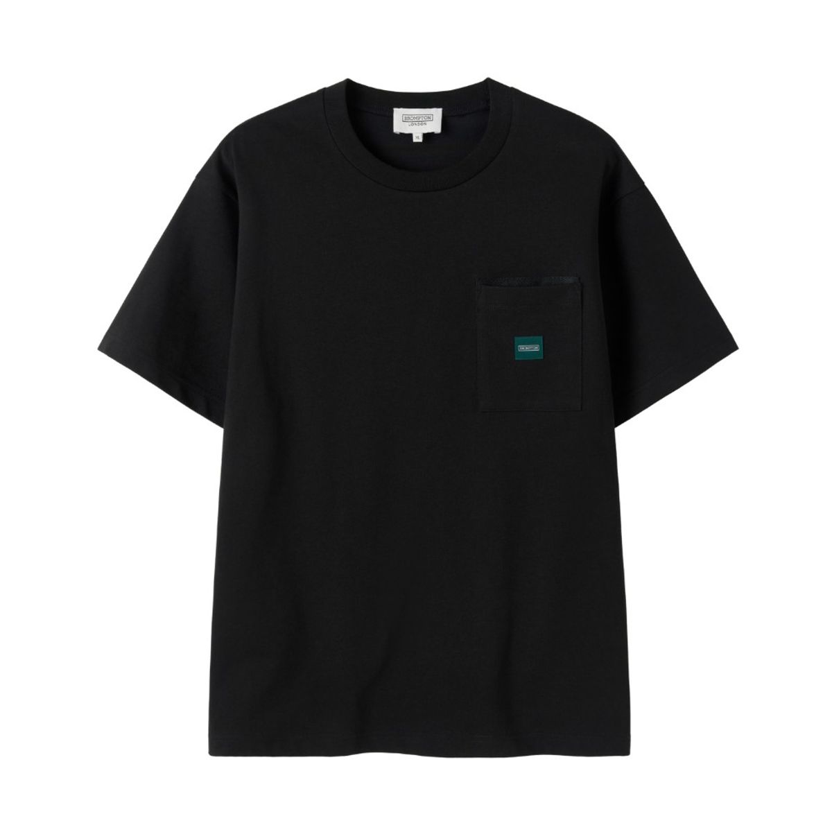 브롬톤 런던(BROMPTON LONDON) BASIC HALF SLEEVE T-SHIRT - BLACK (P252UTS431)