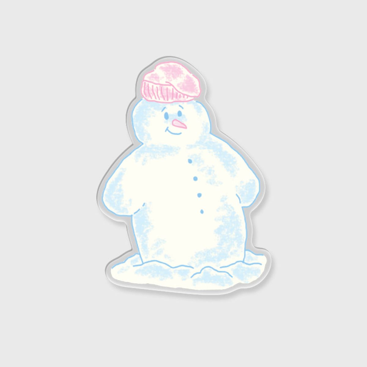 더나인몰(THE NINEMALL) [아크릴스마트톡] smile snowman