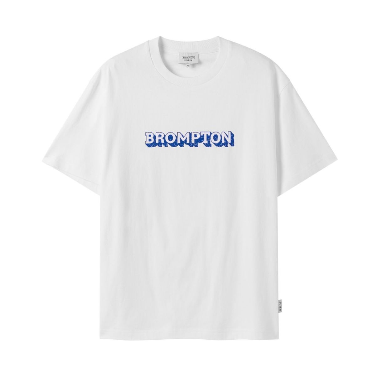 브롬톤 런던(BROMPTON LONDON) BROMPTON LOGO SHORT SLEEVE - WHITE (P252UTS450)