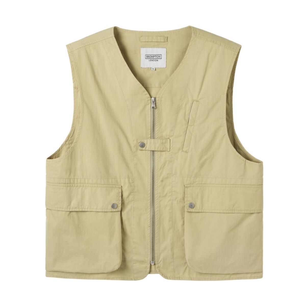 브롬톤 런던(BROMPTON LONDON) BRITISH CAMPER VEST - BEIGE (P252MVT480)