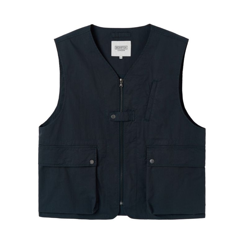 BRITISH CAMPER VEST - NAVY (P252MVT480)