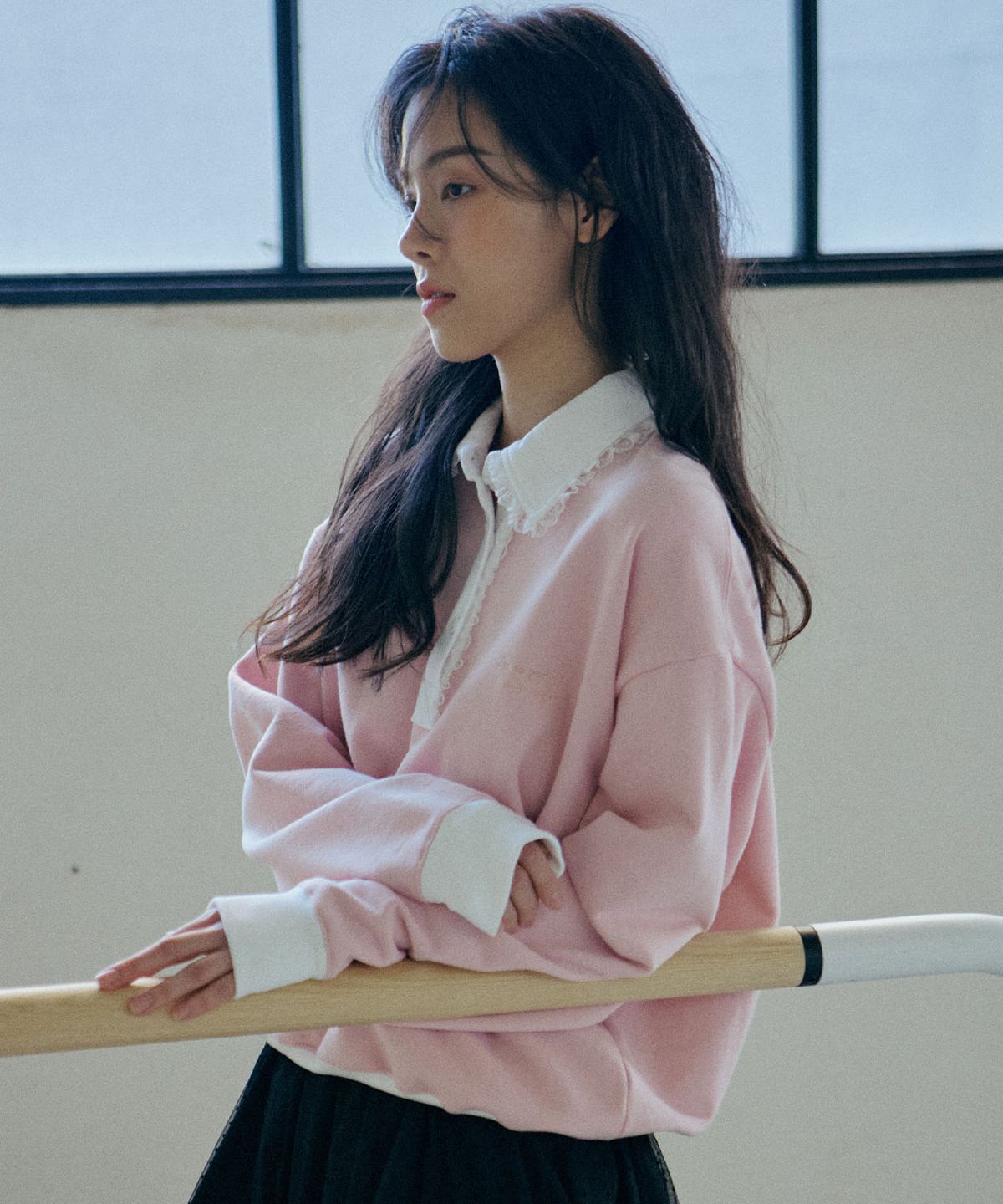 호쿠스포쿠스(HOKUSPOKUS) 프리티 스웻셔츠_핑크