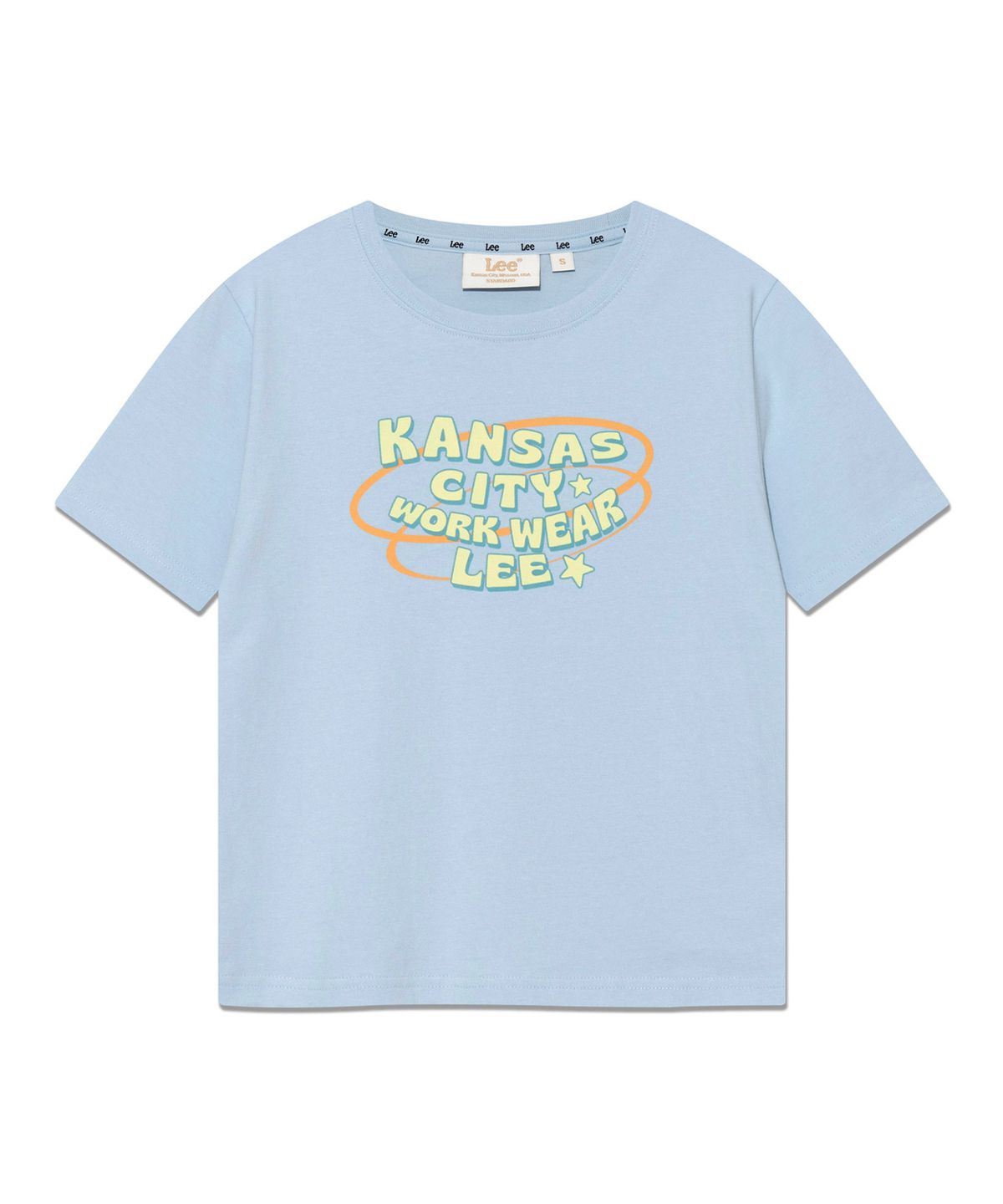 리(LEE) 우먼 캔자스 시티 워크웨어 리 티셔츠 라이트블루