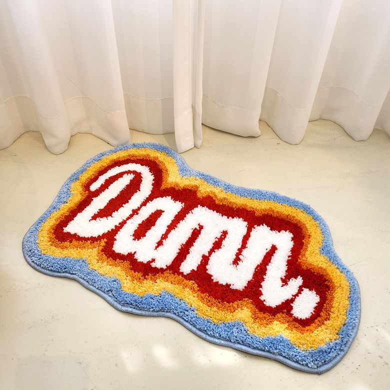 미니 러그 자카드 발매트 DAMN