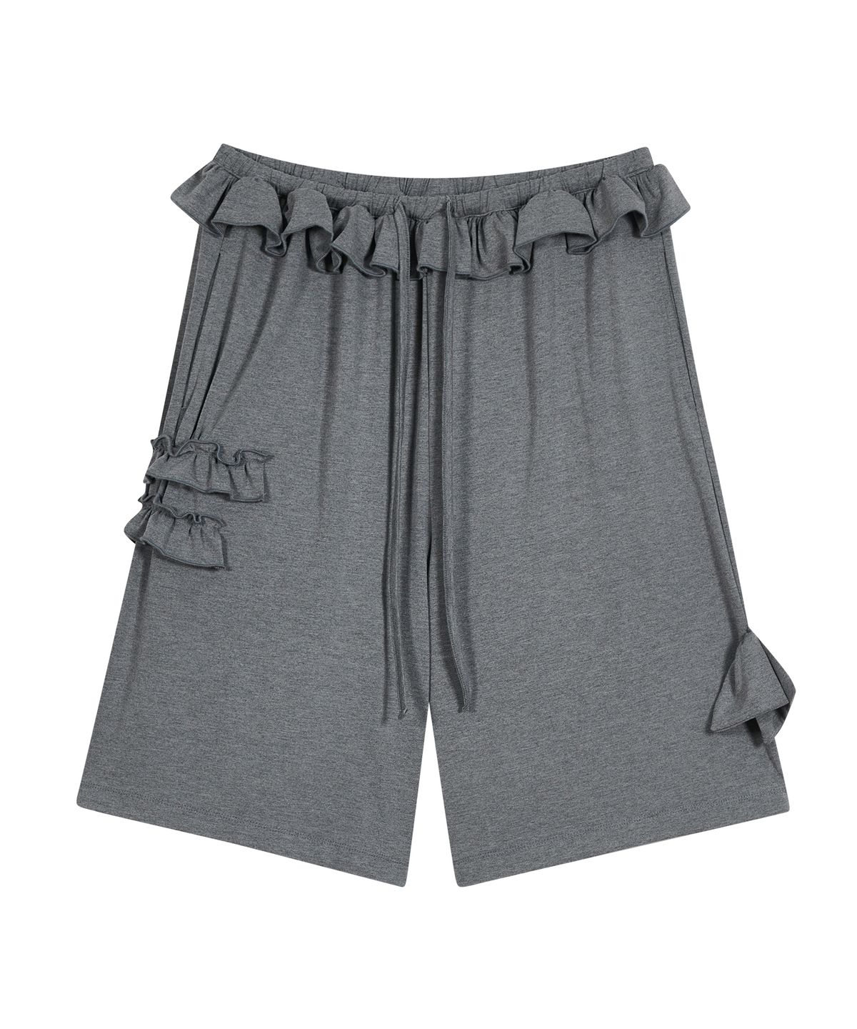 타입서비스(TYPESERVICE) Ruffled Comfy Pants [Gray]