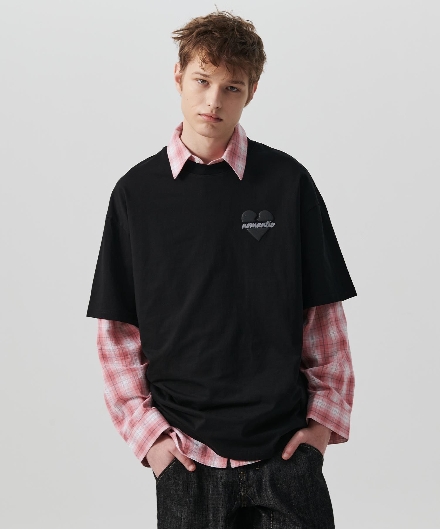 beyondclosetのNormand Big Print Cotton Short Sleeve T 全3色 MUSINSA | BEYOND CLOSET Normand Big Print 16-Count Cotton