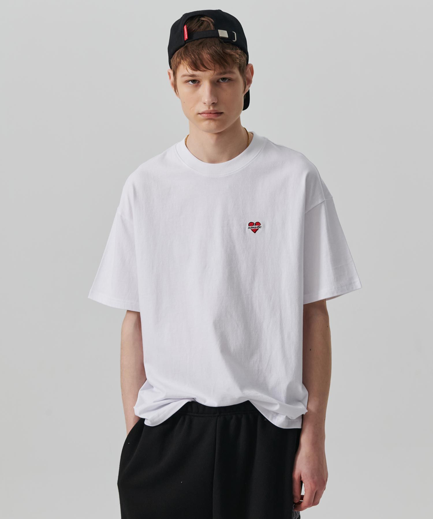 beyondclosetのNormantic Logo Cotton Short Sleeve T-Shirt MUSINSA | BEYOND CLOSET Normantic Logo Cotton Short Sleeve T