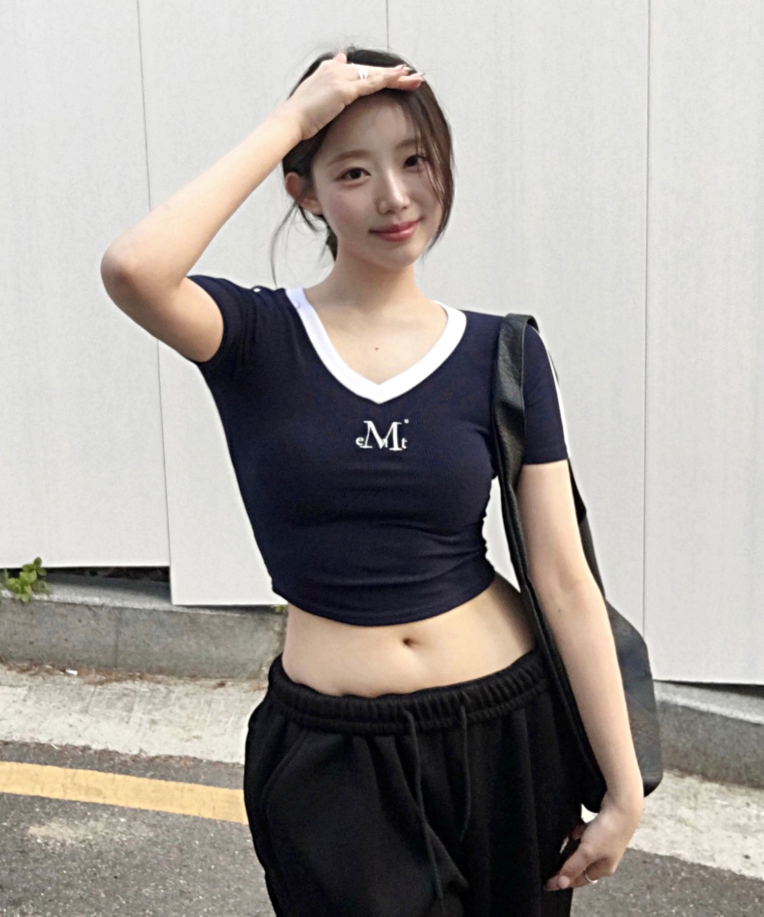 ◆MUCENT◆ Binding Track Line Golji Short Sleeve Tee 3 Color MUSINSA | MUCENT Binding Track Line Golji Short Sleeve Tee