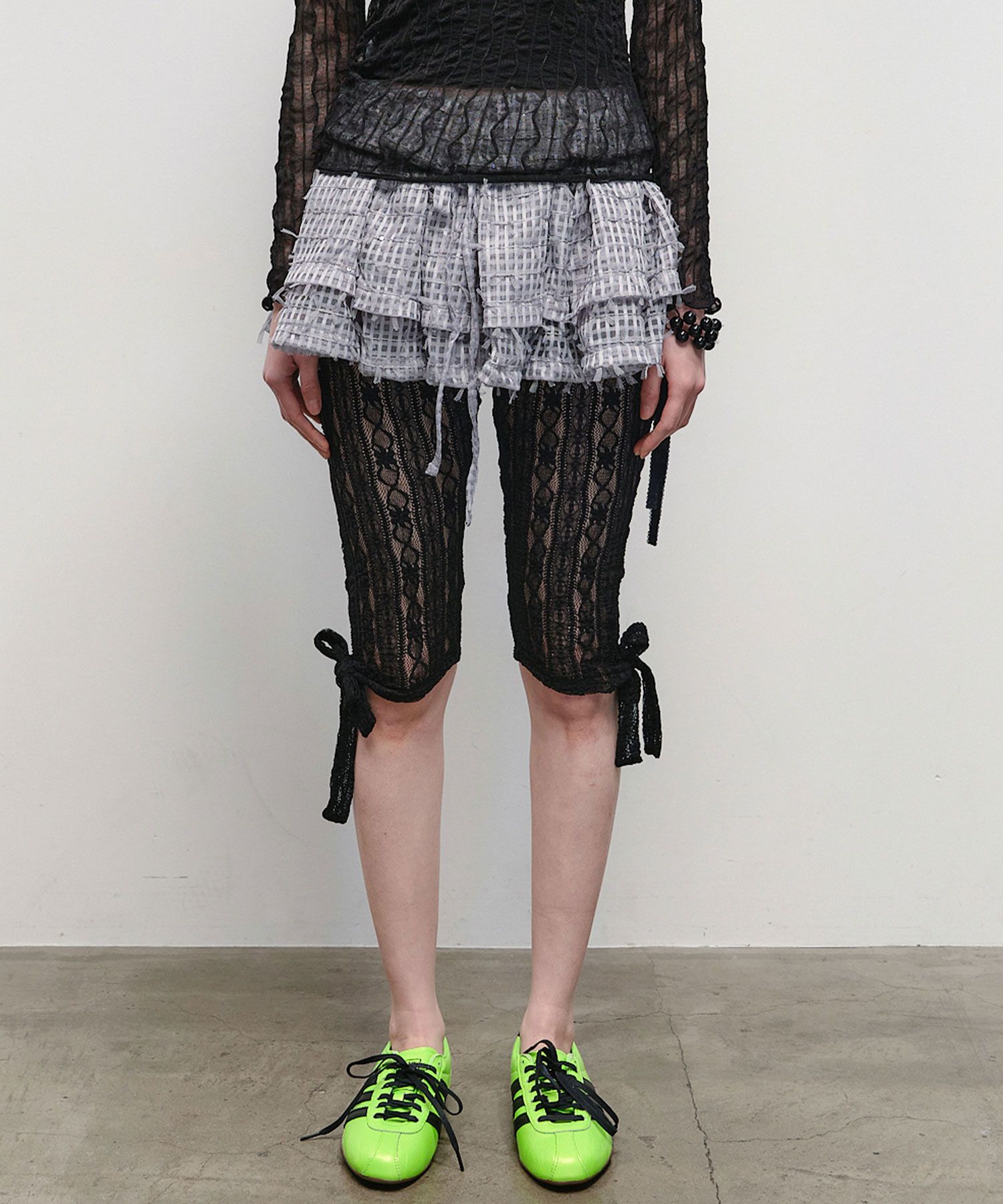 特価商品  | MUSINSA TYPESERVICE [Black] Leggings Strap Lace レッグウェア