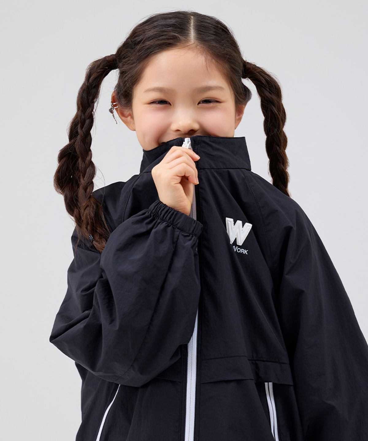 라이프워크 키즈(LIFEWORK KIDS) 키즈) W 네온 하이넥 자켓