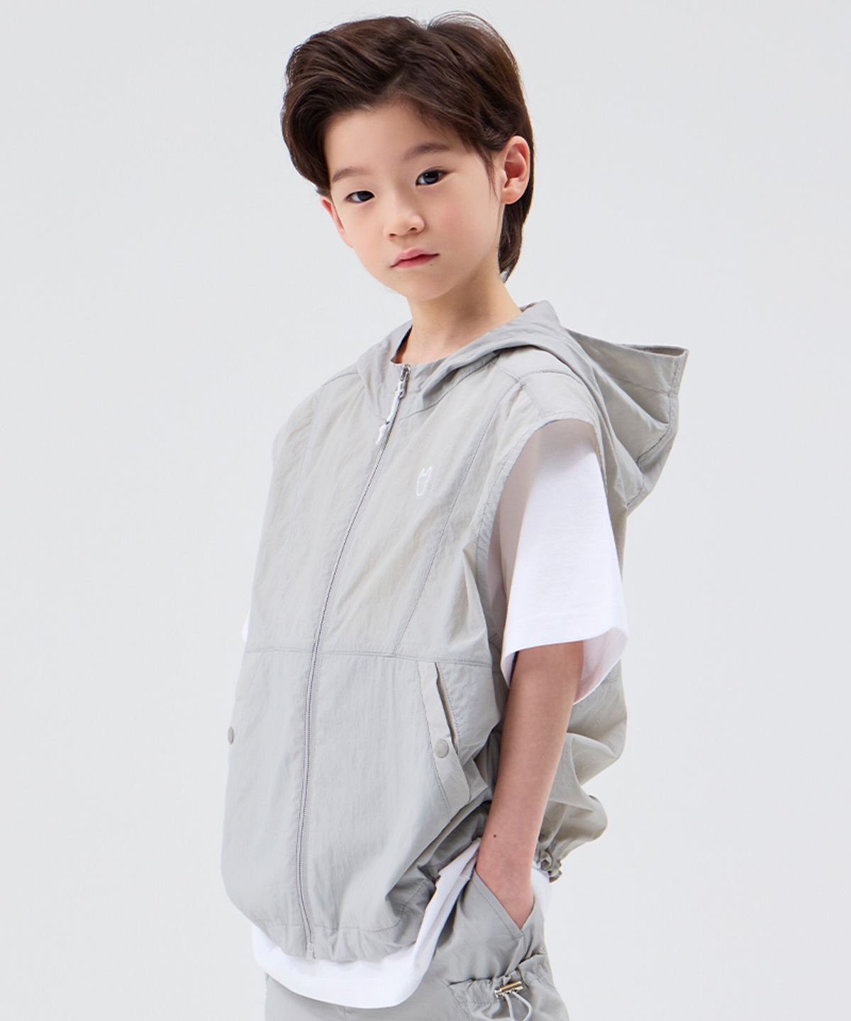 라이프워크 키즈(LIFEWORK KIDS) 키즈) 라이트 후드 집업 베스트