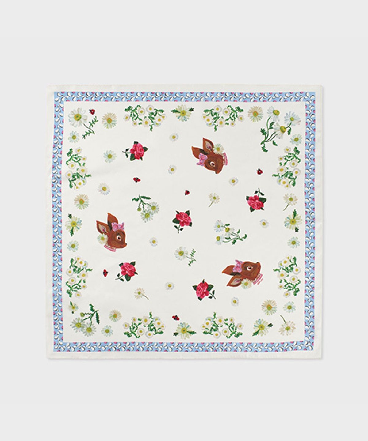 삭스어필(SOCKS APPEAL) NAT silk scarf tete bambi