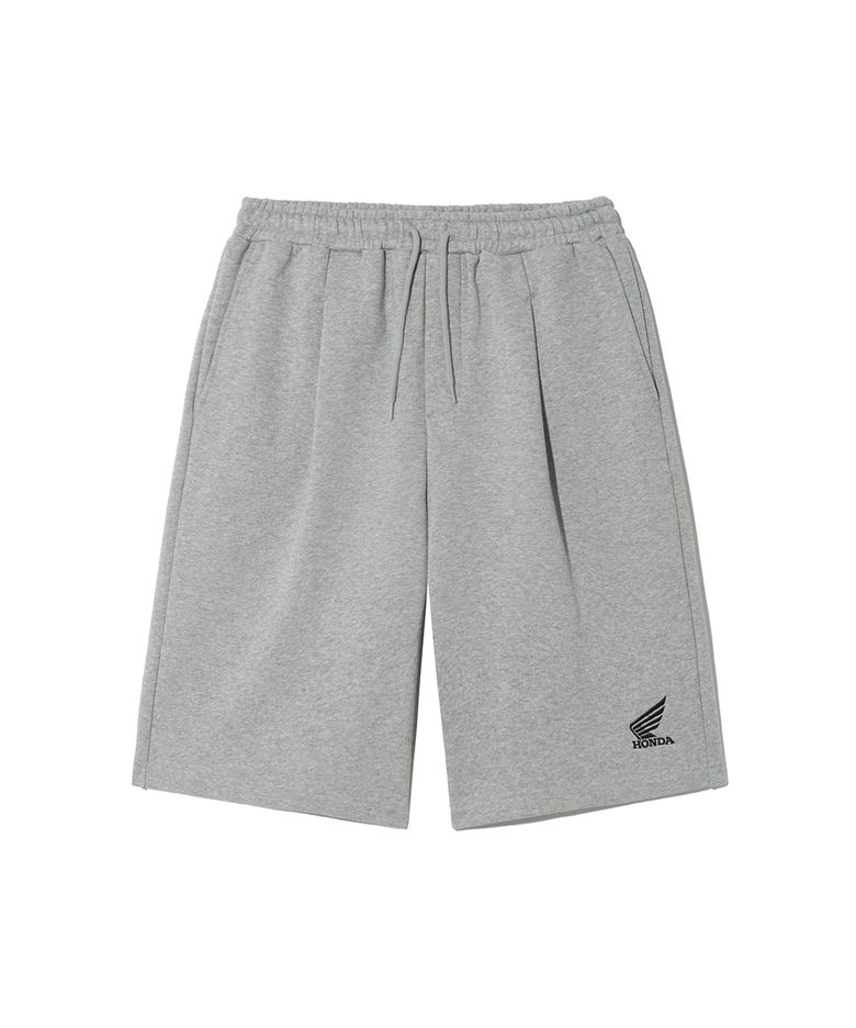 Honda Original Wing logo Bermuda Sweat Pants_Gray