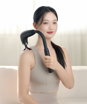 듀얼 무선 전동 커브 효도손 마사지건 IMG-3