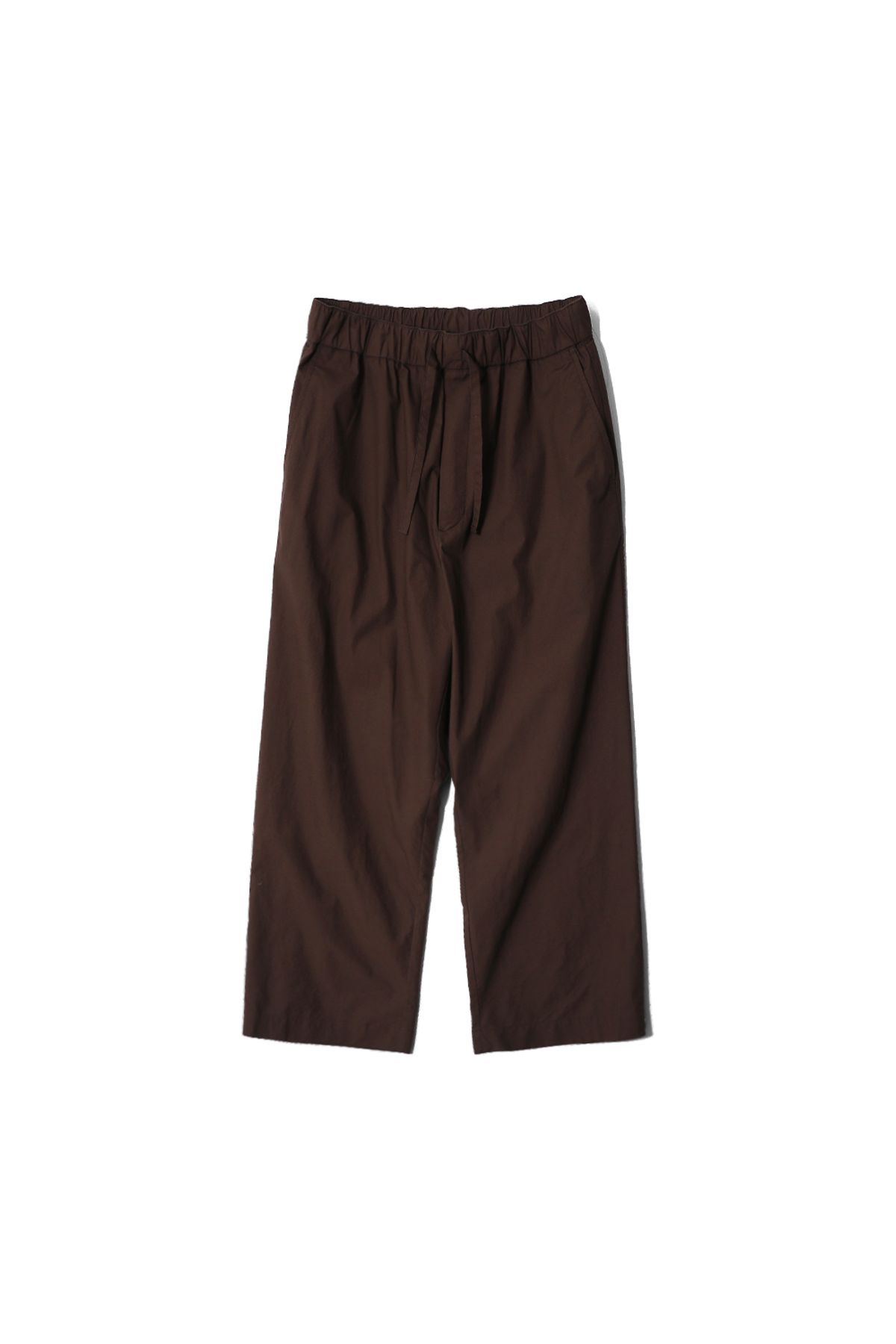 홀리선(HORLISUN) Cove Typewriter Resort Loose Pants Chocolate Brown
