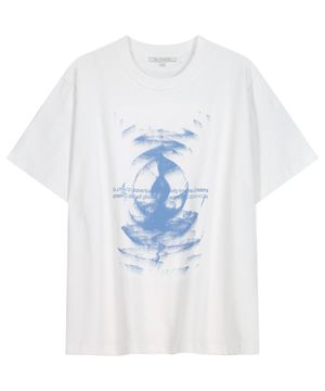 듄 웨이브 반팔 티셔츠 [화이트]