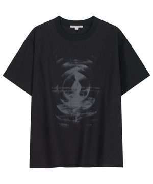 듄 웨이브 반팔 티셔츠 [블랙]