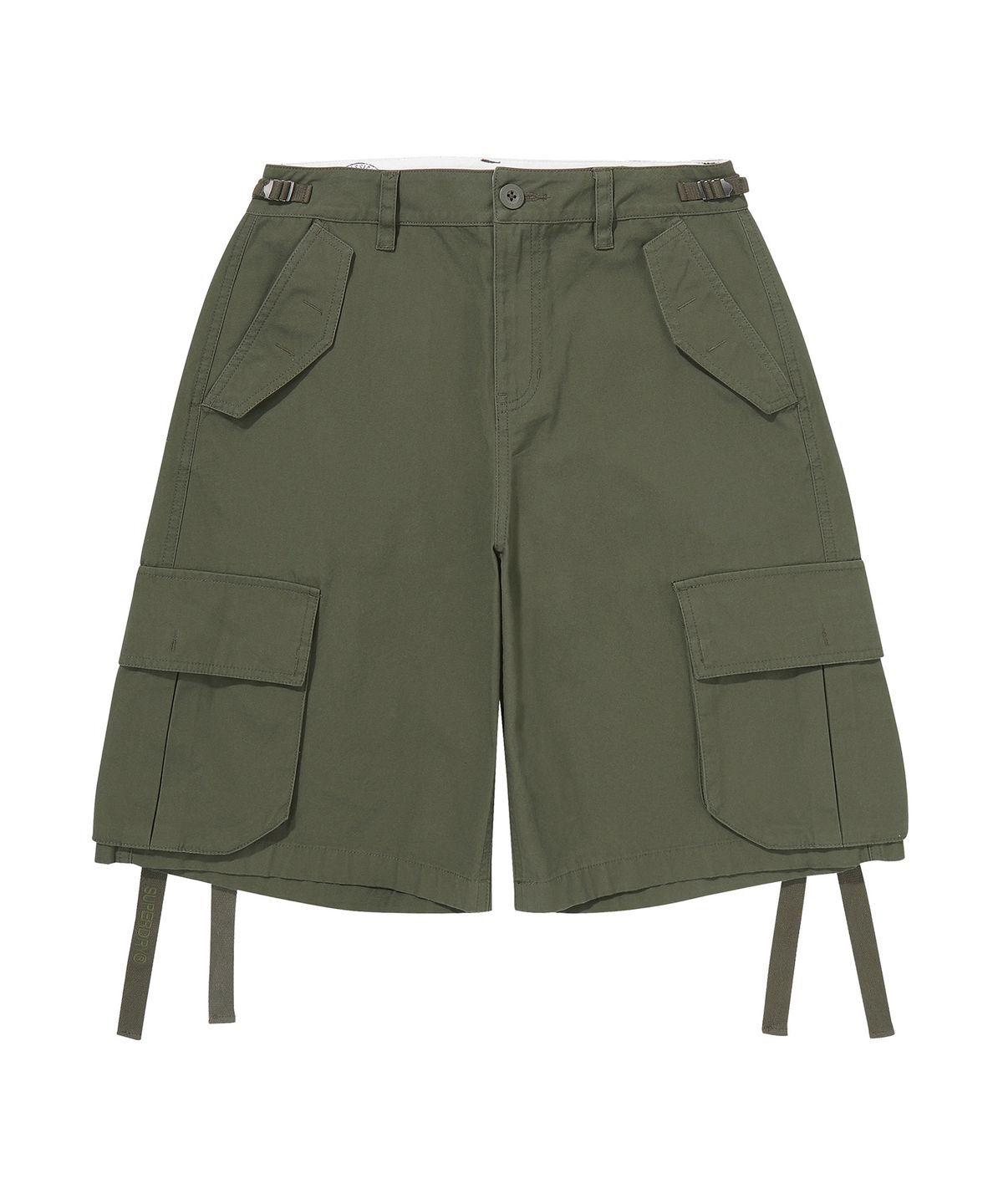 슈퍼드라이(SUPERDRY) W 아웃포켓 카고 쇼츠 올리브