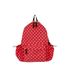 앤 도트패턴 코튼 백팩_레드