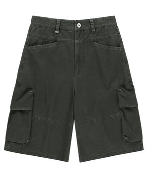 버뮤다 카고 다이드 코튼 쇼츠 [차콜]