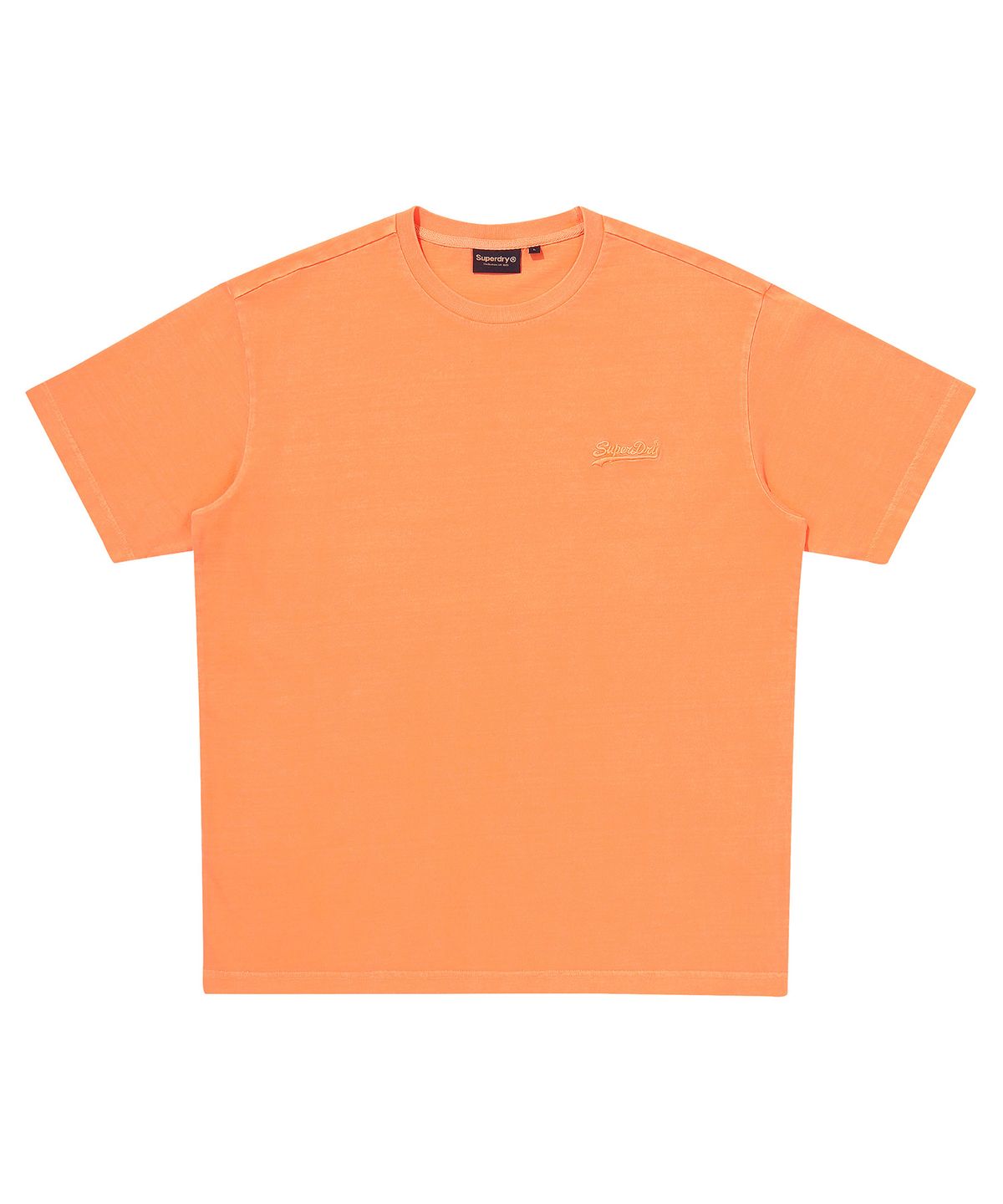 슈퍼드라이(SUPERDRY) 스몰 빈티지 로고 워시드 티셔츠 오렌지