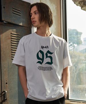 95 그래픽 숏슬리브 화이트 GA5626 WH