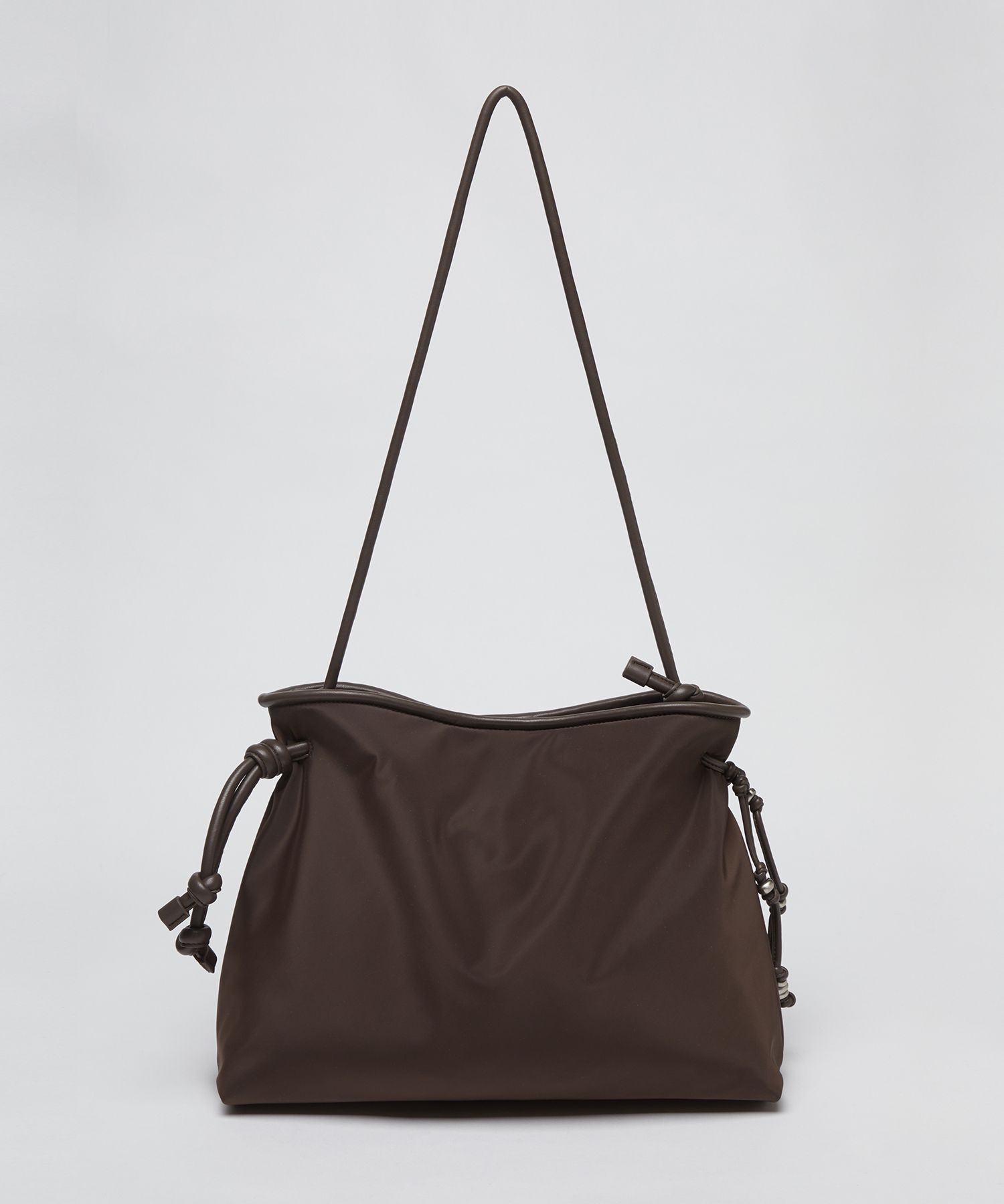 ★Archivepke★Gem shoulder bag★Nylon brown★韓国★大人気★ MUSINSA | Archivépke Gem shoulder bag(Nylon brown)_OVBAX25113DKB
